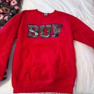 Buffalo Bills Red Small Sweatshirt